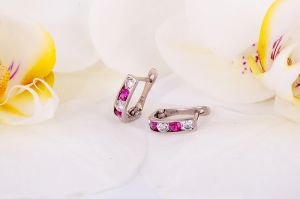 Arany bébi és gyermek fülbevaló d.p-ld14.4.1f-p - 