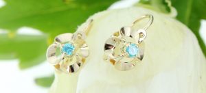 Arany bébi és gyermek fülbevaló gy.vk-ld-426 - 