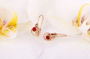 Arany bébi és gyermek fülbevaló j.f-ald-425p - Arany gyerek fülbevaló