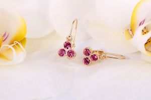 Arany bébi és gyermek fülbevaló k.f-ld-442rsz - 