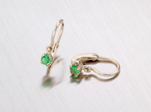 Arany bébi és gyermek fülbevaló n.r-ld-456s-z - Arany baba fülbevalók