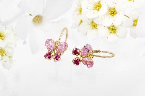 Arany bébi és gyermek fülbevaló x.-a140.4.103 - 