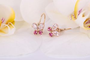 Arany bébi és gyermek fülbevaló x.-a140.4.105 - 