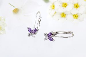 Arany bébi és gyermek fülbevaló x.-a140.4.10f-l - 